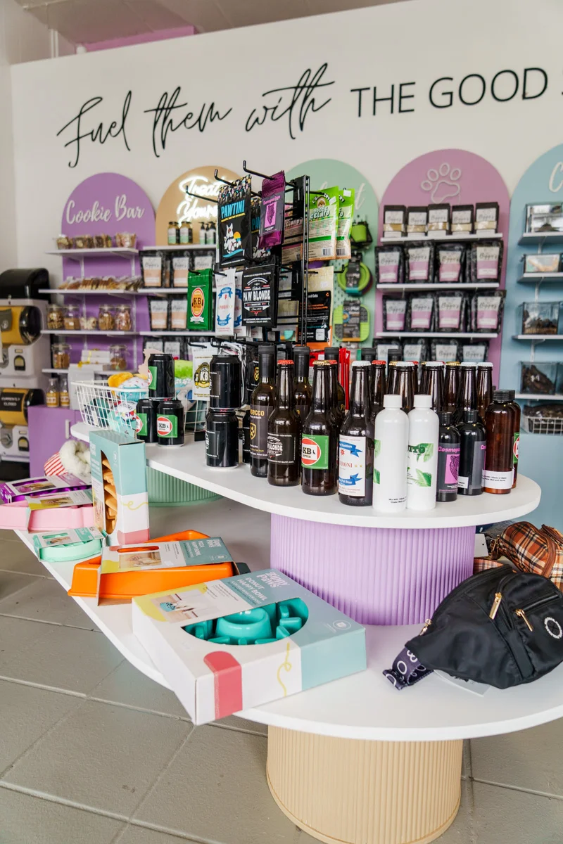 The shop ready to welcome visitors.