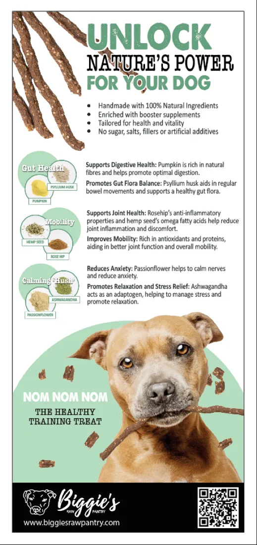 The matching printed product flyer.