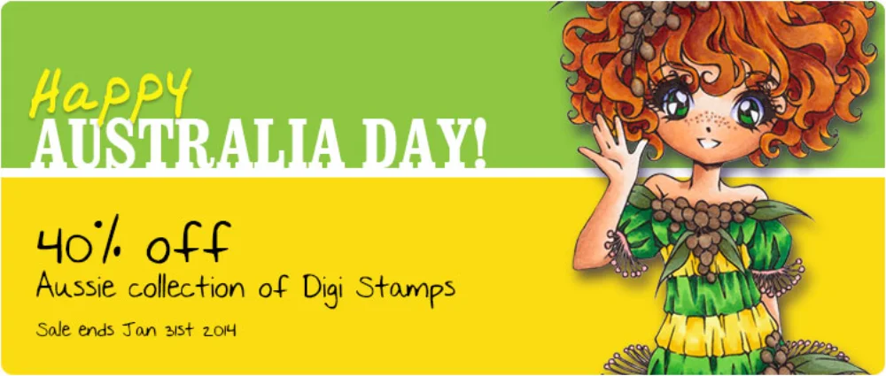 The Australia Day sale banner.