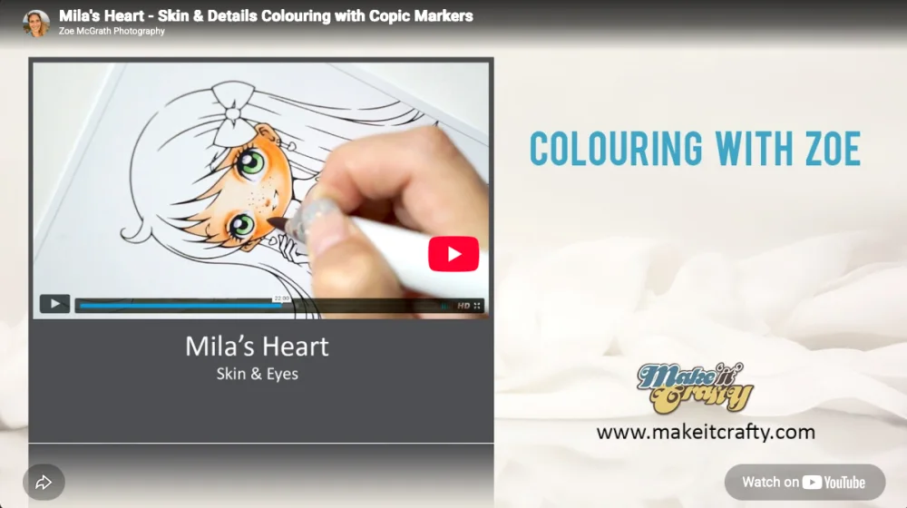 Mila’s Heart, skin technique