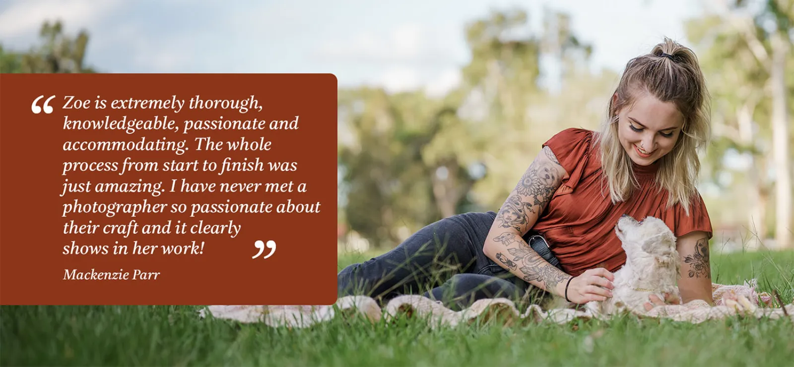 Testimonial from Mackenzie